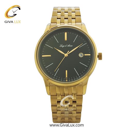 ساعت مچی اورجینال مردانه طلایی | طلایی| مشکی| کد رفرنس 2335